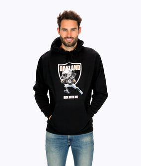 Beast Mode - Marshawn Caricature Black Hoodie